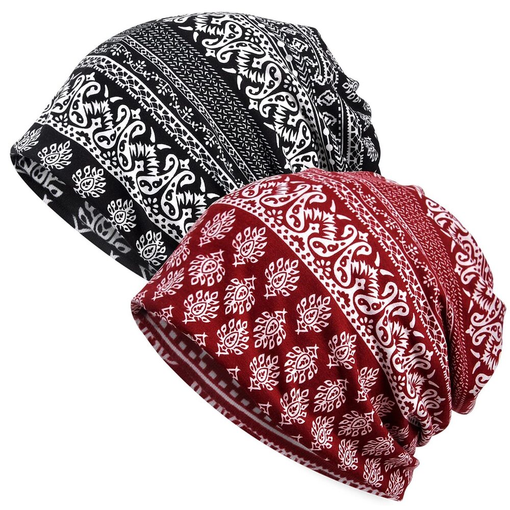 9646 Baggy Slouchy Beanie Chemo Cap Hat for Hair Loss Cancer Chemo Hat Cap